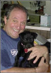 Puppy Lucy with her Uncle Damon. (click to enlarge)